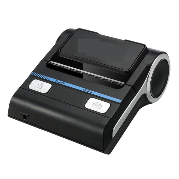 Printer 80mm Bluetooth Thermal Printer Receipt Wireless 3 Inch Mobile ,Fast-Drying Ink with Crisp Output