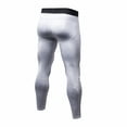 thumbnail image 3 of Dadaria Men Sports Stretch Leggings Trousers Breathable Quick-drying Wicking Fitness Pants White M,Men, 3 of 3