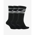 thumbnail image 5 of NIKE NSW ESSENTIAL 3-PACK CREW SOCKS BLACK WHITE CQ0301 010 MEN Sz LARGE / 8-12, 5 of 6