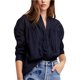 thumbnail image 1 of Camiseta con Botones Free People Azul Mediana, 1 of 1