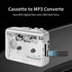 thumbnail image 3 of Reproductor de Casetes Portátil con Carcasa Transparente, Captura de Casetes USB A Formato MP3 y Reproduce Música en Cinta de Disco U., 3 of 5
