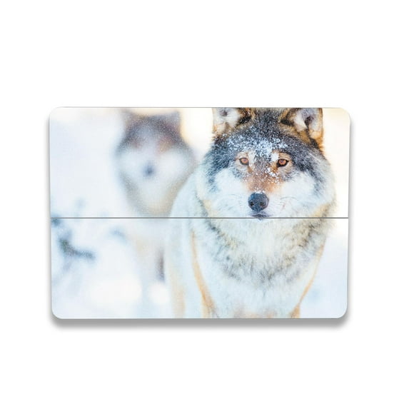 High-Gloss Glitter Wrap Kit for Microsoft Surface Laptop Studio 2 (2023) - Alpha Wolf Design. Protective, Durable, Easy to Apply. Made in USA.