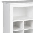thumbnail image 6 of Trent Home Engineered Wood 36 Cubby Versatile Wooden Shoe Cubby Console in White, 6 of 10