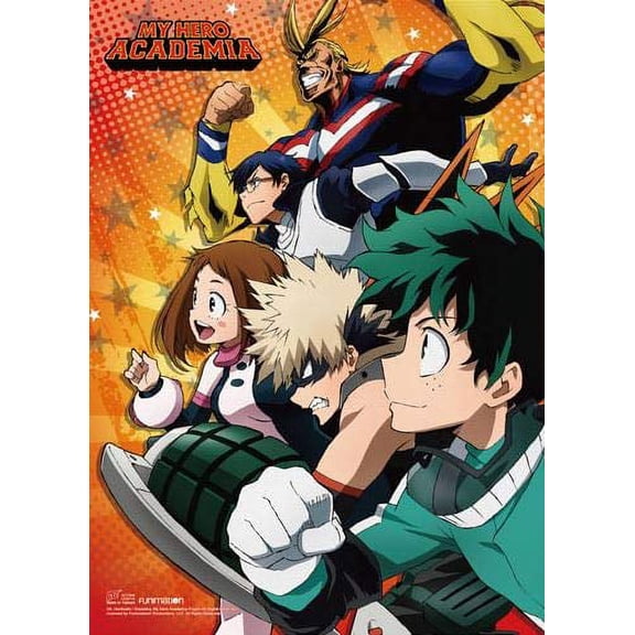 Great Eastern Entertainment My Hero Academia - Group 02 WALLSCROLL