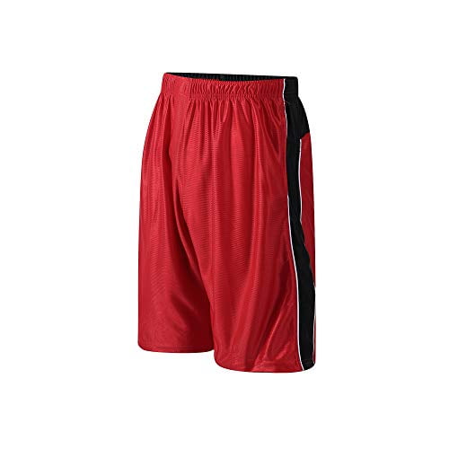 PTSports Men's 11'' Basketball Shorts with Pockets Long Athletic Shorts Workout Gym Quick-Dry Drawstrings 