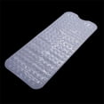 thumbnail image 5 of YYAo Upgrade Large Bath Mat - Non Slip Bathtub and Shower Mat - Long Bath Tub Floor Mats with Suction Cups, Drainage Holes, Machine Washable Bathmat for Bathroom, Clear, 5 of 12