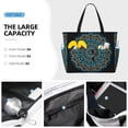 thumbnail image 2 of Wukai Mandala Print Zipper Bag,large Beach Tote Bag,Waterproof Sandproof Bag,Grocery and Picnic Tote Travel Bag, 2 of 5
