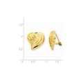 thumbnail image 2 of 14k Non-pierced Heart Earrings, 2 of 2