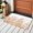 Orange, variant on Wildflower Leaf Round Area Rug 5 FT, Non Slip Bedroom Rugs, Grey Floral Botanical White Watercolor Washable Soft Circular Carpet Non-Shedding Floor Mat for Kitchen Dining Room Foyer Balcony Dorm