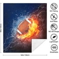 thumbnail image 6 of American Football Throw Blanket Soft Cozy Warm Fuzzy Thick Bed Couch Sofa Blankets for Sport Fans Kids Adults Gifts 50"x60", 6 of 6