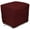 Burgundy, variant on Eevelle Patio Rectangular Ottoman Cover with Marine Grade Fabric - Waterproof Outdoor Ottoman Cover - Furniture Set Covers for Ottoman - Easy to Install - 17"H x 32"L x 22"W, Black