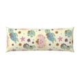 thumbnail image 2 of Picia Turtle Crab Sea Horse Body Pillow Cover - Super Soft Microfiber 20x54 Body Pillow Case - Envelope Closure, Wrinkle, Stain Resistant Body Pillow Cover,Elegant Bedding, 2 of 8
