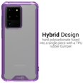 thumbnail image 5 of CoverON Samsung Galaxy S20 Ultra Case Clear Slim Fit Hard Protective Phone Cover with TPU Bumpers - Pure View Series, 5 of 8