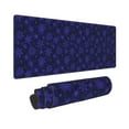 thumbnail image 2 of Pofeuu purple flower Snowflake Print Desk Mat for Keyboard and Mouse，Computer Desk Matt for Desktop，Large Mouse Pad for Desk，Desk Pads on Top of Desks 12x31.5in, 2 of 8