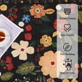 thumbnail image 3 of 3x5 ft Living Room Area Rug Machine Washable Boho Area Rug Non Slip Floral Vintage Low Pile Large Rug for Living Room, Bedroom, Farmhouse, Dining Room, 3 of 10