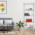 thumbnail image 2 of FDW Adjustable Storage Shelves Metal Storage Shelf for adults(Chrome, 16.7L×11.8W×47.6H), 2 of 7