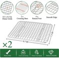 thumbnail image 3 of 10.4 Inch Toaster Oven Pans with Racks Set, P&P CHEF Stainless Steel Small Baking Pan Oven Tray and Roasting Cooling Rack for Meat Cookie, Oven & Dishwasher Safe, (2 Pans + 2 Racks), 3 of 7