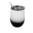 thumbnail image 1 of Advancent Taza térmica al vacío, soporte para beber de estilo Simple, 350ml, acero inoxidable, agua, leche, café, tazas aisladas, contenedores para Cocina y Comedor Blanco negro Advancent HA073689-11B, 1 of 6