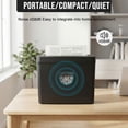 thumbnail image 6 of Paper Shredder for Home Use,5 Sheets Small Crosscut Paper Shredder,P-4 Security Level with 2.38-Gallon Basket, 4-Mode Design-Durable & Fast and Jam Proof for Home Office Utilization, 6 of 10