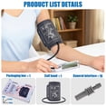 thumbnail image 4 of Arm Blood Pressure Cuff with 16 Connectors and Storage Bag, Universal Compatible Design, Premium Durable Material for Home Clinical Daily Use(12.6-20.5in), 4 of 6