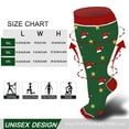 thumbnail image 2 of JJHGVB Christmas Stockings Knee High Socks Plus Size Compression Socks Wide Calf For Women & Men Large Size Knee High Support Stockings For … Winter Socks Green 4XL, 2 of 2