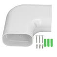 thumbnail image 2 of Housse de Ligne de Coude Plate, Protection en PVC Peint Robuste pour Climatiseur Central, 2 of 7