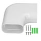 thumbnail image 2 of Cubierta De Línea De Codo Plano, Cubierta De Línea De CA Pintable De PVC, Buena Protección Decorativa Para Mini Aire Acondicionado Dividido, 2 of 7