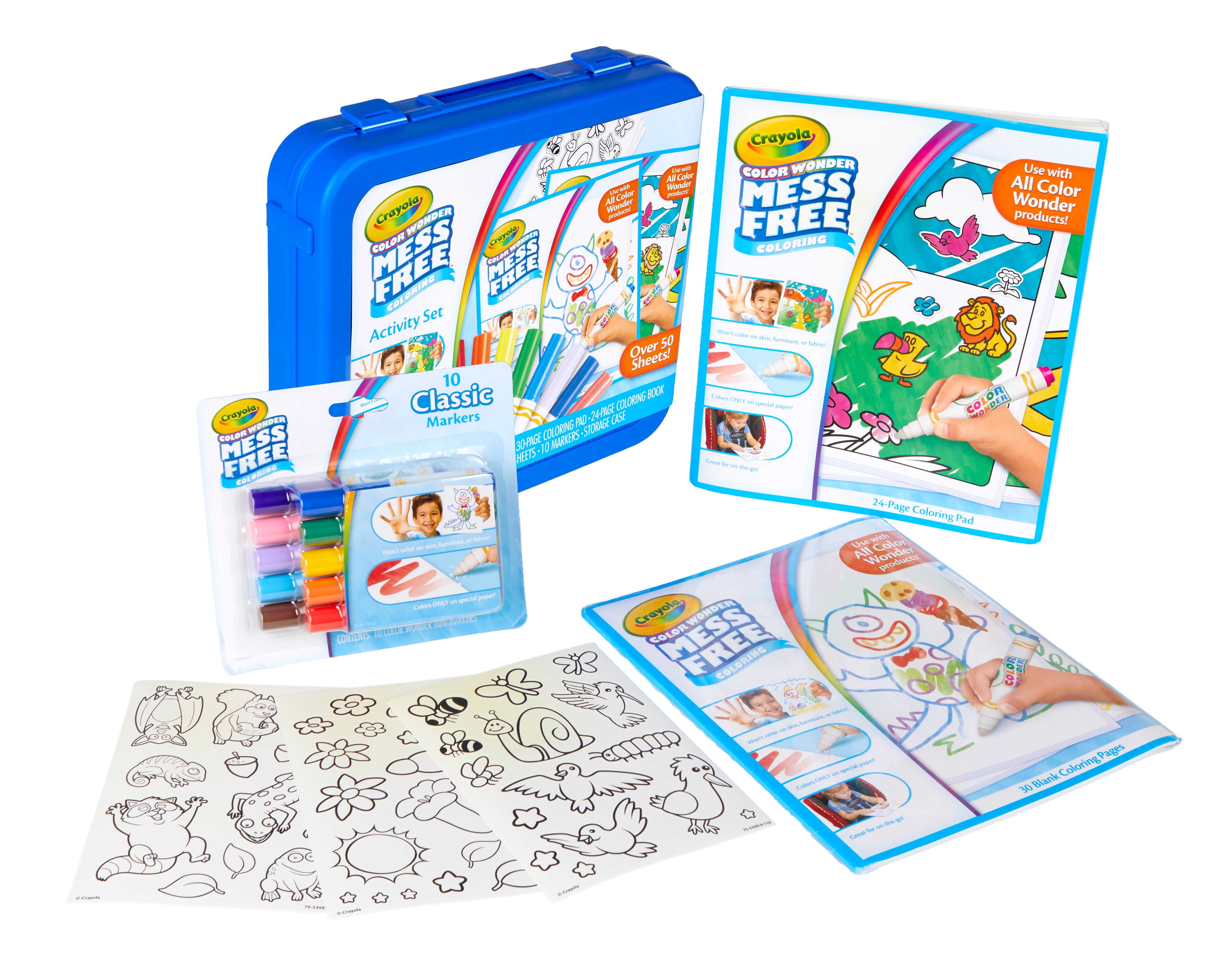 Toys Games Age 3 Crayola Color Wonder Sunny Day Coloring Pages Mess For Kids 5 6 Toy 75 7001 4