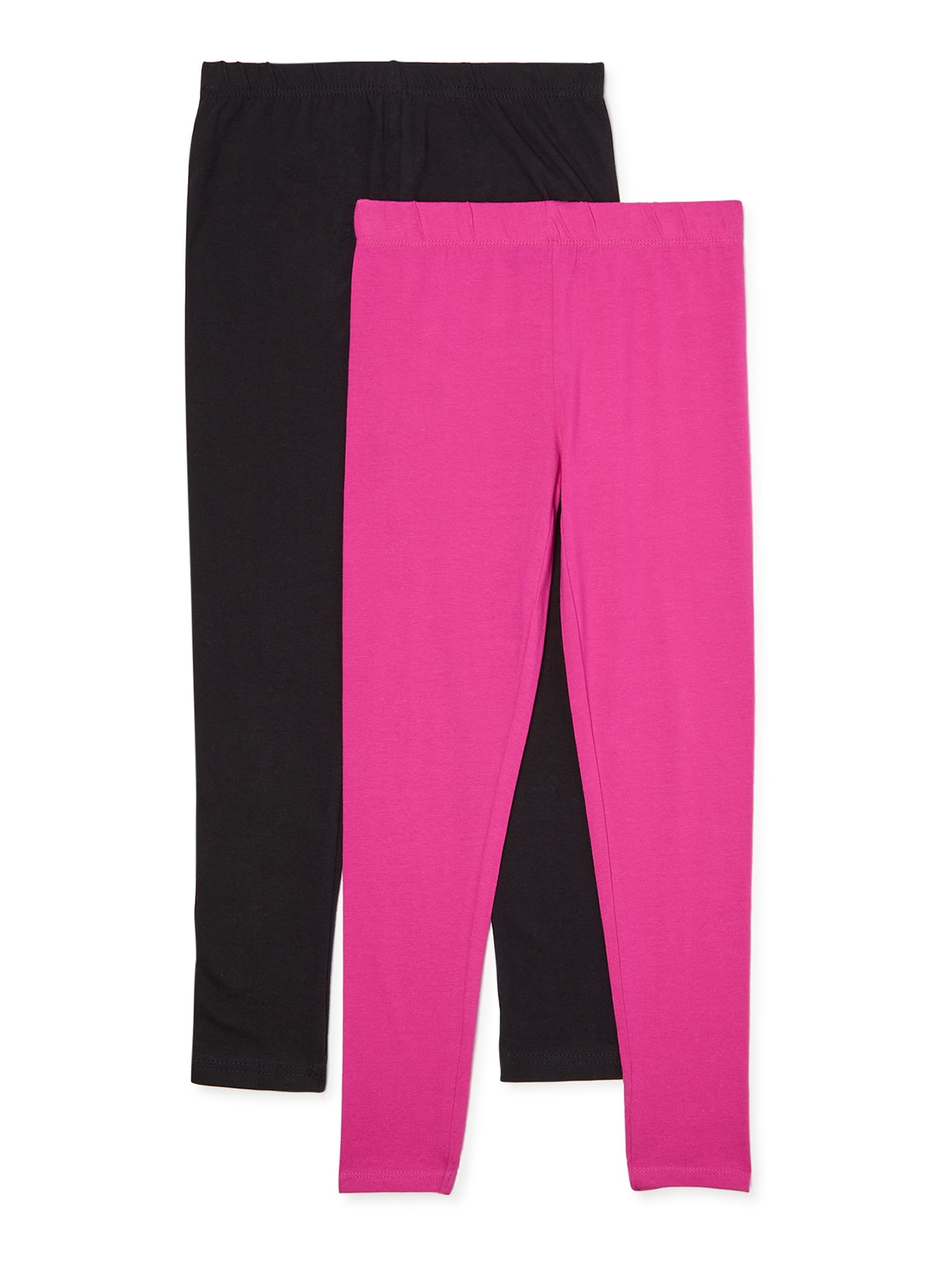Pink Velvet - Pink Velvet Girls Solid Leggings, 2-Pack, Sizes 4-16 ...