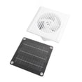thumbnail image 1 of Solar Powered Exhaust Fan, Weather  IP67 Waterproof Prevent Corrosion 6 Inch Solar Ventilation Fan Mesh Guard  For Greenhouse For Chicken Coop, 1 of 8