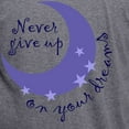 thumbnail image 3 of CafePress - NEVER GIVE UP ON DREAMS T Shirt - Mens Tri-blend T-Shirt, 3 of 4