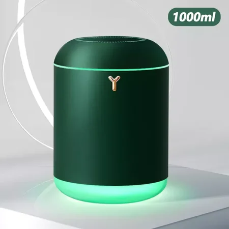 

1000ml Large Capacity Ultrasonic Aroma Diffuser Cool Mist Maker with LED Night Light Ultra-quiet Fogger for Home