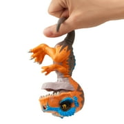 Untamed t-rex by fingerlings scratch (orange) - interactive collectible dinosaur - by wowwee