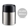 thumbnail image 1 of Recipiente térmico para almuerzo Perfecl de acero inoxidable 800 ml aislado para alimentos Plata, 1 of 8