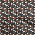 thumbnail image 1 of oneOone Cotton Poplin Orange Fabric Sports Sewing Material Print Fabric By The Yard 42 Inch Wide, 1 of 5