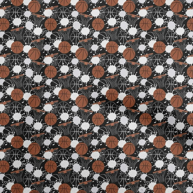 oneOone Georgette Viscose Orange Fabric Sports Sewing Craft Projects Fabric Prints By Yard 42 Inch Wide