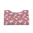 thumbnail image 3 of Picia Rose Flowers Pattern Long Tissue Box Cover,PVC Leather Triangle Holder,Tissue Box Holder with Magnetic Bottom,Facial Paper Organizer Dispenser-7.9"X4.9"X4.5", 3 of 9