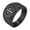 Black, variant on Unisex Stainless Steel 12mm Hip Hop Irregular Rhinestone Inlay Iced Out Cross Signet Amulet Crucifix Ring Black Size 8