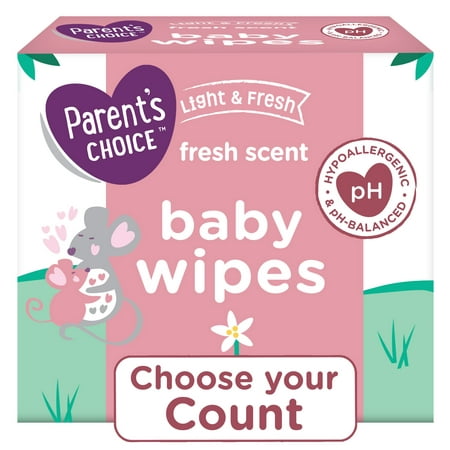 Parent's Choice Fresh Scent Baby Wipes, 600 Count (Select for More Options)
