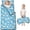Unicorn and Cloud Blue Pattern, variant on Unicorn and Castle Pink Pattern Teens Toddler Nap Mat with Pillow, Sleeping Mat Bag for Preschool Daycare 59"x22"