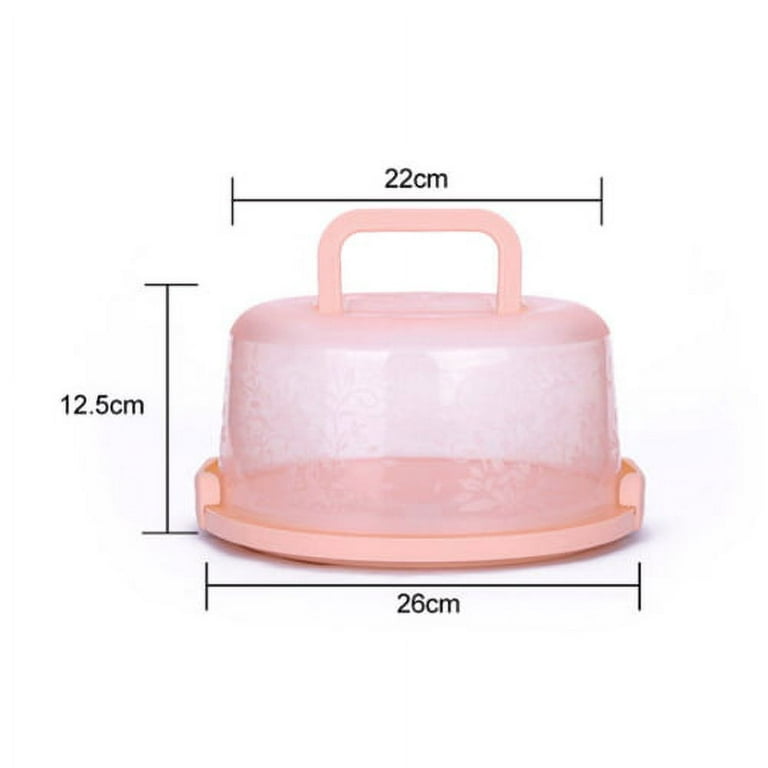 .com: QLOUN Sturdy Cake Carrier Holder Plate Up To 10 Inch Cover Saver  with Collapsible Handles Carrier for Bundt Cakes, Pie Carrier, Cheesecake  Carrier with Cake Spatula : Home & Kitchen