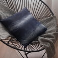 thumbnail image 6 of Plutus Blue Ink Furever Animal Faux Fur Luxury Throw Pillow - Double sided 20" x 20", 6 of 7