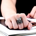 thumbnail image 2 of YAZI Home Genuine Stainless Steel Ring Jewelry for Men Fashion Punk Biker Skull Rings, 2 of 13