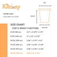 thumbnail image 4 of Kitchsy [20 oz - Pack of 50] Compostable Biodegradable Paper Cups - Eco-Friendly & Disposable: Pack of 50 - Perfect for Parties, Events, and Office Use, 4 of 6
