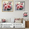 thumbnail image 4 of Designart "Red Green Hibiscus Blossoms" Floral Hibiscus Wall Decor, 4 of 5