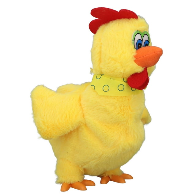 Juguete de Pollo de Peluche Juguete de Pollo de Peluche Electrónico para Poner 3 Huevos Música de Baile Pollo de Peluche para Niños ANGGREK Otros