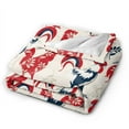 thumbnail image 2 of Kll Fleece Blanket Plush Throw Blanket Roosters,Soft Fuzzy Cozy Flannel Blanket For Couch Sofa Bed.(50"X40"), 2 of 9