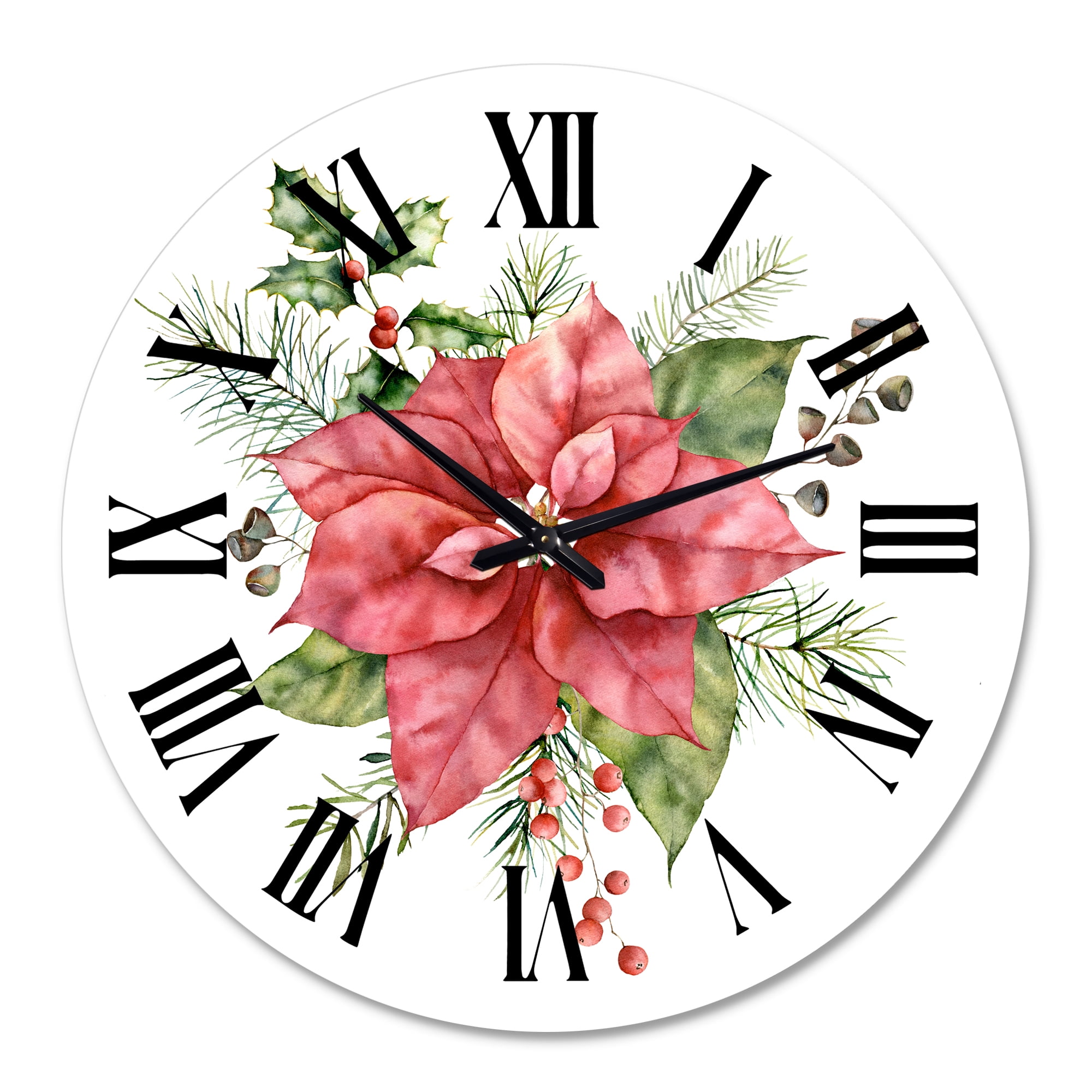 Designart 1 in Quartz Traditional Wall Clock