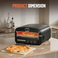 thumbnail image 2 of BIG HORN OUTDOORS Pizza Oven Indoor, 14" Electric Pizza Maker with 6 Modes, Heats up to 800°F, Ideal for Kitchen, Restaurants, Parties, 2 of 8