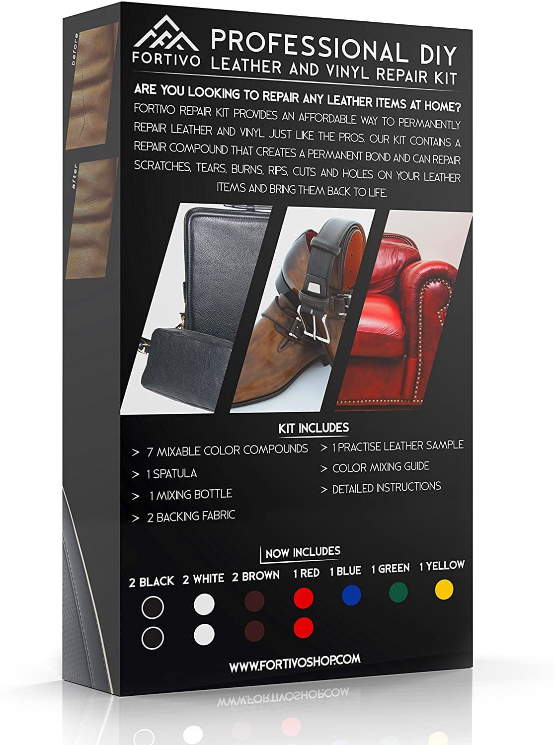  Besline Car Seat Repair Kit Leather Vinyl Repair Kit